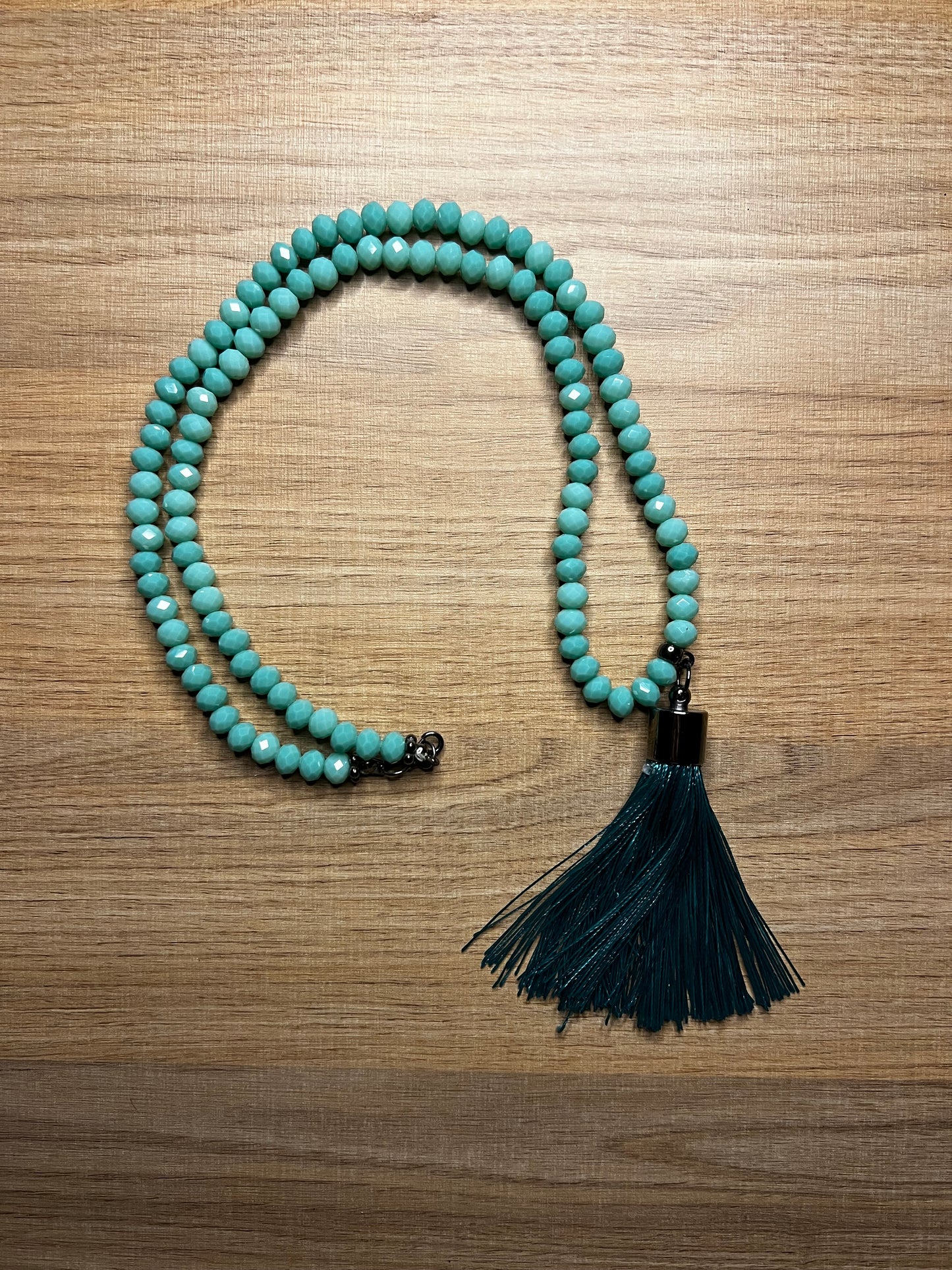 Japamala azul esverdeado