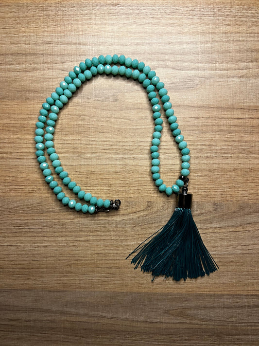 Japamala azul esverdeado